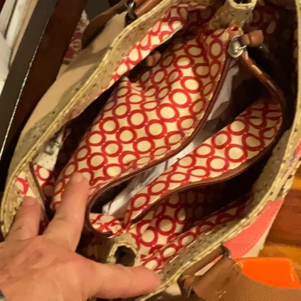 Awesome fossil canvas shoulder bag , special design - Picture 10 of 11